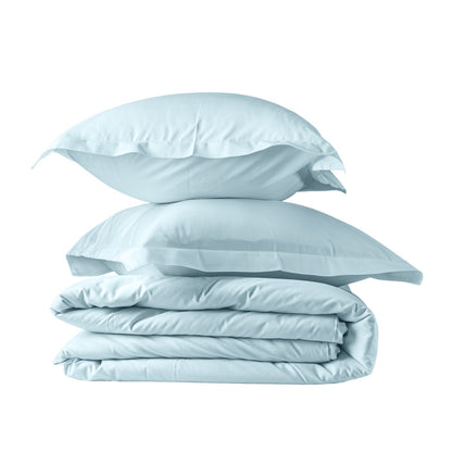 SKY BLUE cotton duvet cover