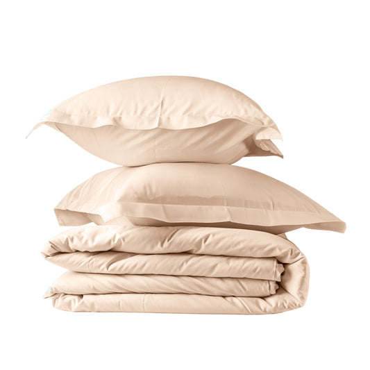 BEIGE cotton duvet cover
