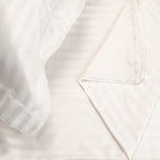 WHITE stripe duvet cover
