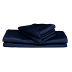 SWISS BLUE oxford silky cotton bedsheet