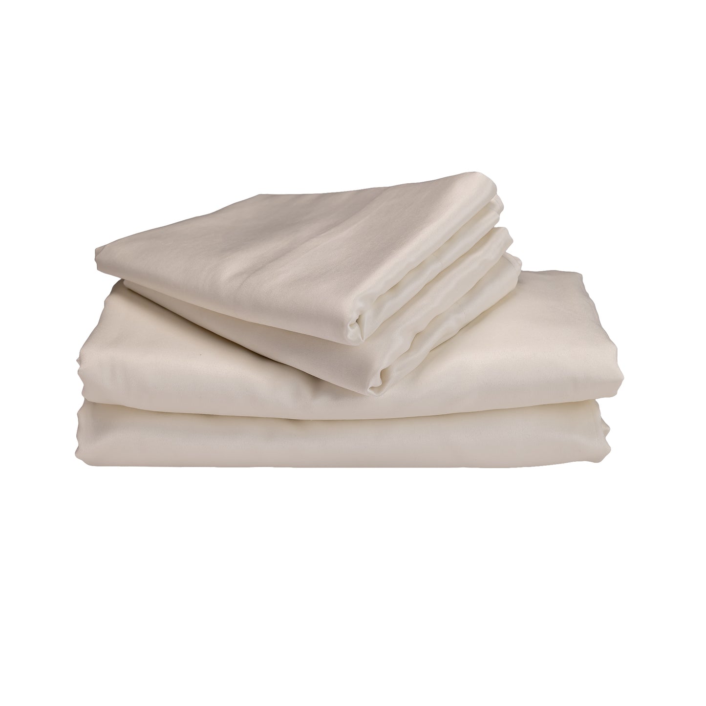 CREAM oxford silky cotton bedsheet